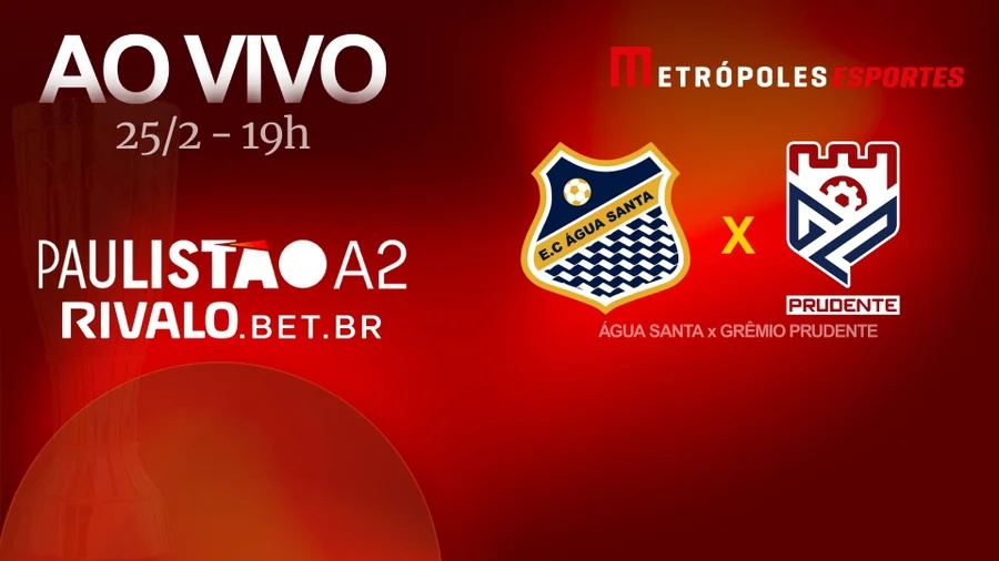 Água Santa x Grêmio Prudente: transmissão ao vivo