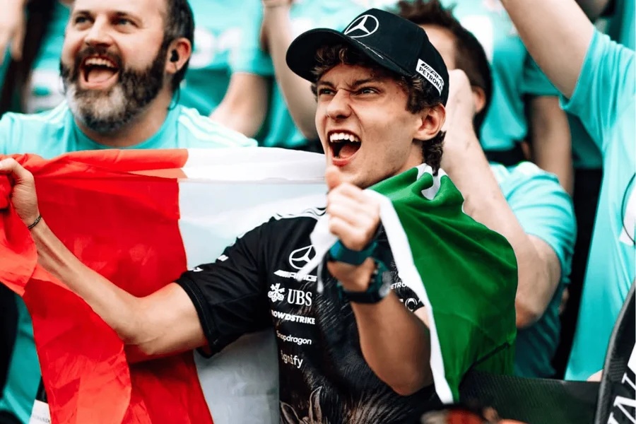 Kimi Antonelli lidera F1 aos 19 anos